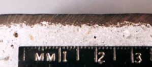 A block of mainstay-lined cement.